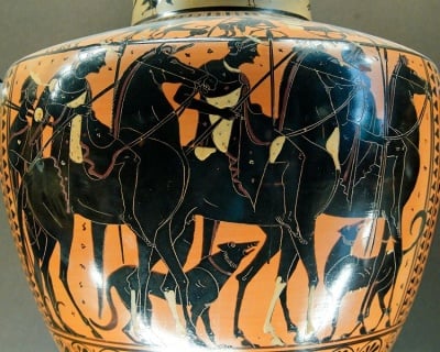 Старогръцка атическа черно-фигурирана хидрия